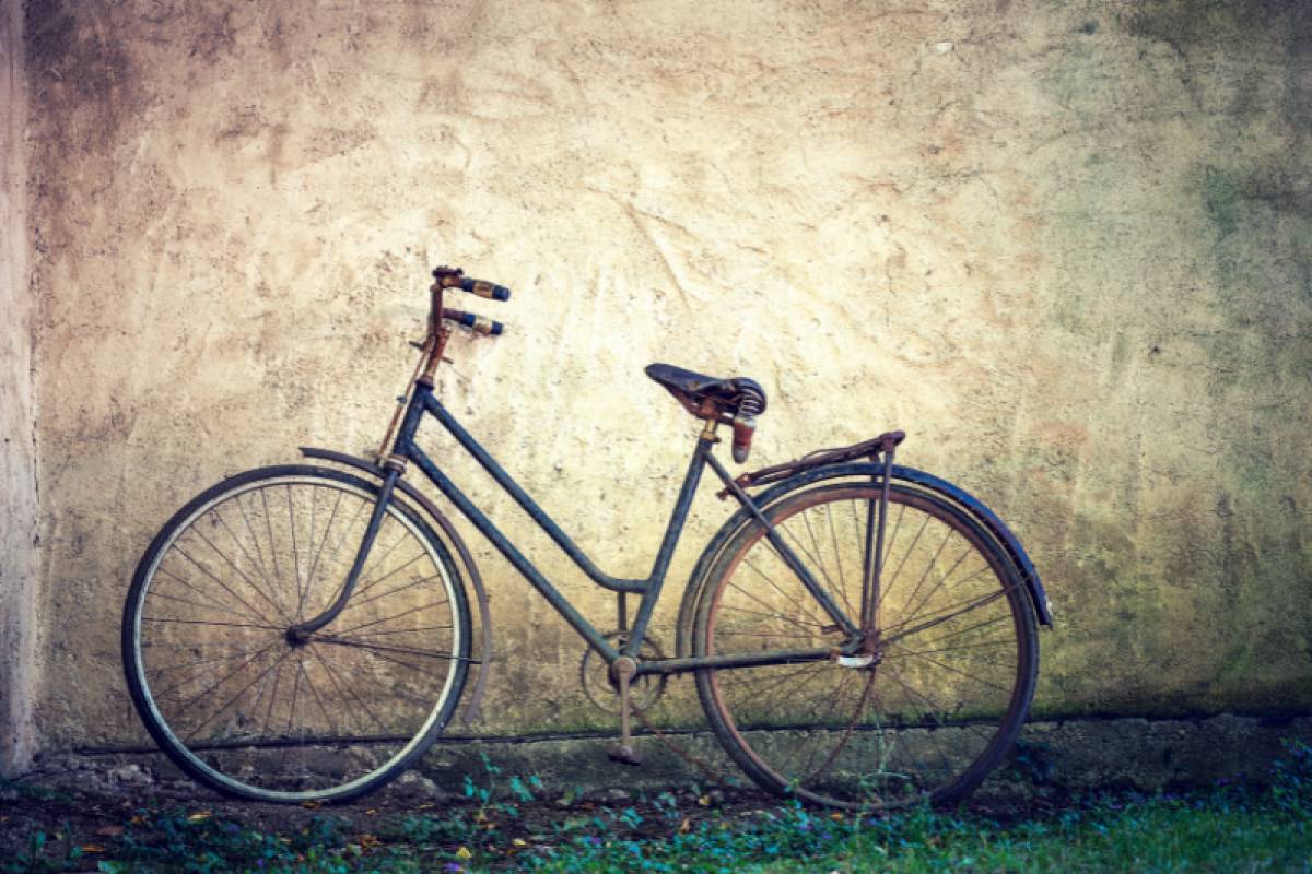 starý bicykel