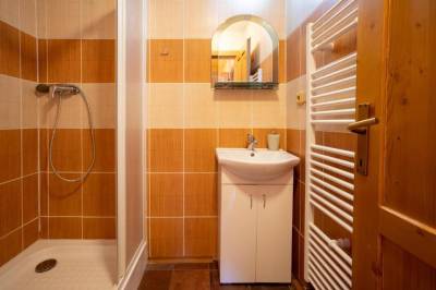 Štandardná 3-lôžková izba s prístelkou - kúpeľňa so sprchovacím kútom, Chata Magurka, Partizánska Ľupča