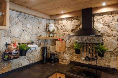 Plne vybavená kuchyňa, Chalets Valča - Chalet Bambi, Valča