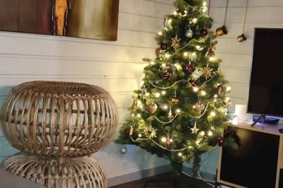 Vianočná atmosféra v ubytovaní, Chata Chillax, Dolný Kubín