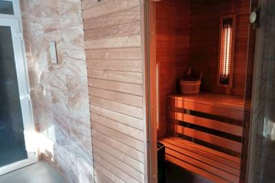 Sauna v interiéri ubytovania, Chata Slovakia č. 1, Dolná Lehota