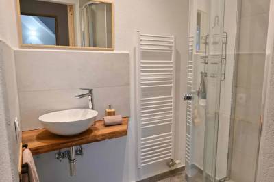Kúpeľňa so sprchovacím kútom, Chalupa Tomas, Jezersko