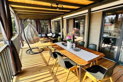 Dom s 2 spálňami - terasa so sedením, Brand new mobile house - Soline Beach, Biograd na Moru
