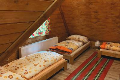 Spálňa s 1-lôžkovými posteľami, Chata pod stromami, Námestovo