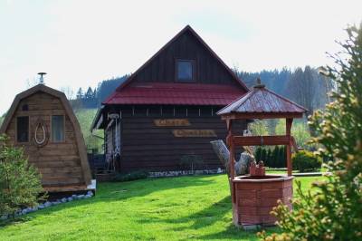 Ubytovanie s kúpacou kaďou a saunou na Liptove, Chata Cynthia, Bukovina