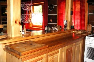 Plne vybavená kuchyňa, Originálna drevenica Jezersko 43, Jezersko