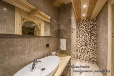 Kúpeľňa so sprchovacím kútom, Drevenica 4 seasons****, Ždiar