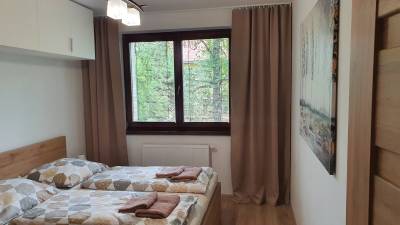Spálňa s manželskou posteľou, Apartmán FRANZ, Vysoké Tatry