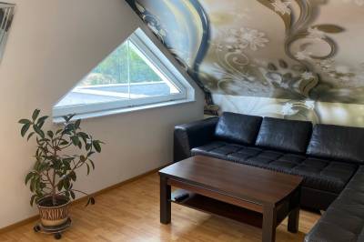 Obývačka s gaučom, Meduza Wellness Spa, Hlohovec
