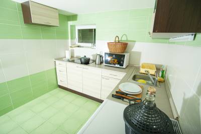 Kuchyňa spoločná pre 2-lôžkovú a 4-lôžkovú izbu, Penzión u Jurka, Zuberec