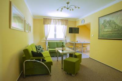 Apartmán s 1 spálňou - obývačka s rozkladacím gaučom a LCD TV, Penzión u Jurka, Zuberec