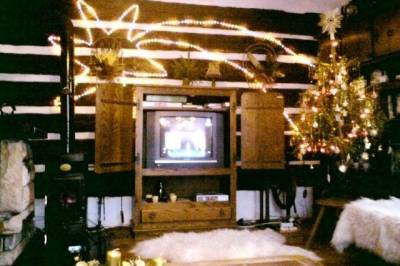 Vianočná atmosféra v drevenici, Drevenica na samote, Turzovka