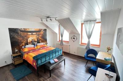 Dvojlôžková izba Superior s manželskou posteľou a sedením, Nice loft - Prešov, Ľubotice