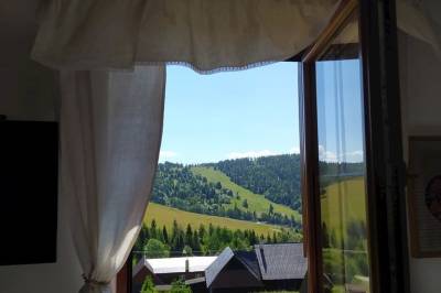 Výhľad z ubytovania, Chata Srdcovka (predtým Privat Bachledova dolina), Ždiar