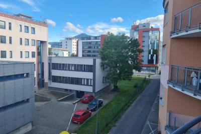 Výhľad z ubytovania, Apartmán Belezza, Liptovský Mikuláš