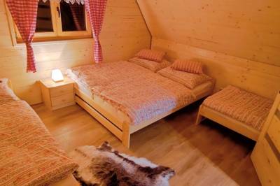 Spálňa s manželskými posteľami, Chata Dolina Liptovský Ján, Liptovský Ján