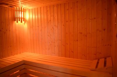 Sauna v ubytovaní v obci Králiky, Chata Veterník, Králiky