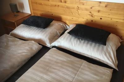 Spálňa s manželskou posteľou, AquaRelax Liptov Tatralandia, Liptovský Mikuláš