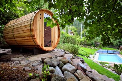 Vonkajšia sauna, Penzión Malužiná, Malužiná