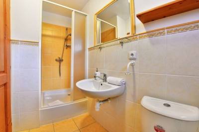 Izba 5 - kúpeľňa so sprchovacím kútom a toaletou, Penzión Malužiná, Malužiná