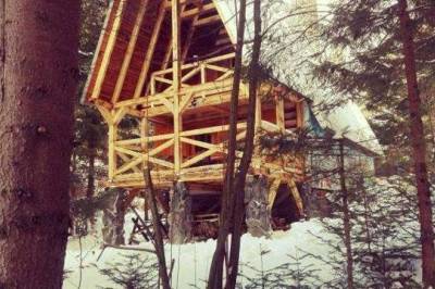 Ubytovanie v lese pri lyžiarskom stredisku a jazere v chatovej oblasti Krpáčovo, SKI Lake Cottage Krpáčovo, Dolná Lehota