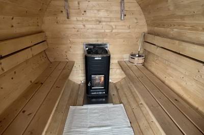 Sauna, Chata a Luxusný drevený mobilný dom Vreščovské Sedlo, Skalité