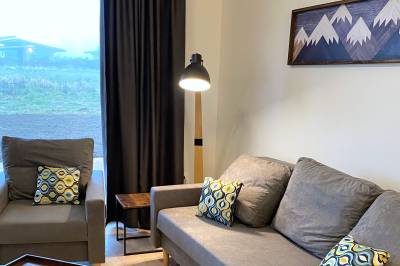 Obývačka s rozkladacím gaučom, Panorama Home Valča, Valča