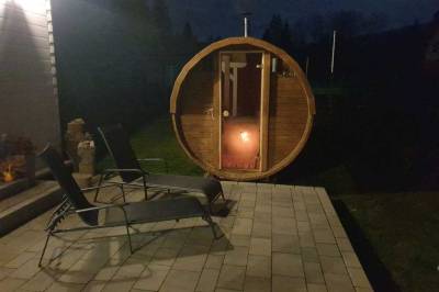 Sauna, Svrčkova drevenica s private wellness, Nižná