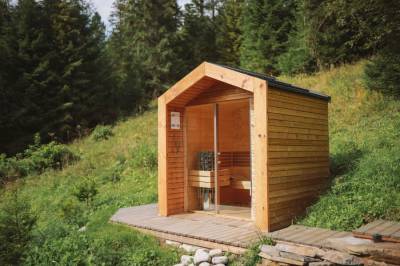 Sauna v exteriéri ubytovania, GREINER Boutique Mountain Chalet, Ždiar