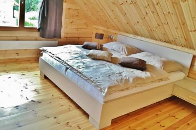 Spálňa s manželskou posteľou, Chata Natan, Veľká Lomnica