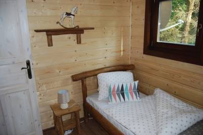 Spálňa s 1-lôžkovou posteľou, Chata Nezábudka, Oščadnica