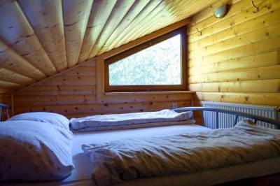 Spálňa s manželskou posteľou, Chata SILVIA Jasenská dolina, Belá - Dulice