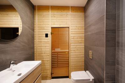 Apartmán 4+ premium - kúpeľňa s toaletou, Tri vody Apartments, Liptovský Mikuláš