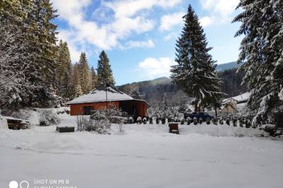Ubytovanie s wellness blízko lyžiarskeho strediska v Jasenskej doline, Chalupa pod Lyscom, Jasenská Dolina