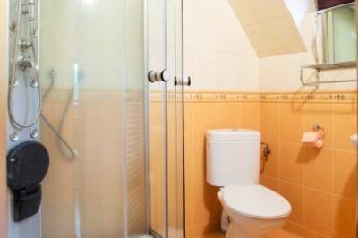 Kúpeľňa so sprchovacím kútom a toaletou, Chata u Rózy, Oščadnica