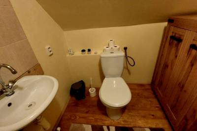Kúpeľňa s toaletou, Chata Raj, Hrabušice