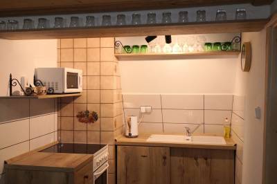 Kuchyňa so základným vybavením, Chata Johanka Slaná Voda Babia hora, Rabčice