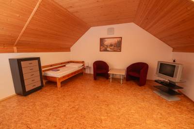 Suita s 2 spálňami - spálňa s 1-lôžkovou posteľou a TV, Family Pension - High Tatras private parking, Stará Lesná