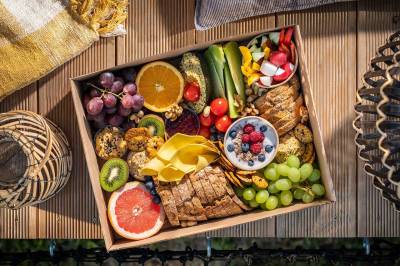 BOX 3 – vegánsky (rastlinné produkty, ovocie, zelenina, nátierky, orechy), Kutica 3, Nová Baňa