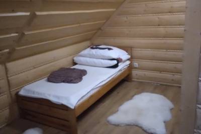 Spálňa s dvomi 1-lôžkovými posteľami, Chata Riečka, Oravská Jasenica