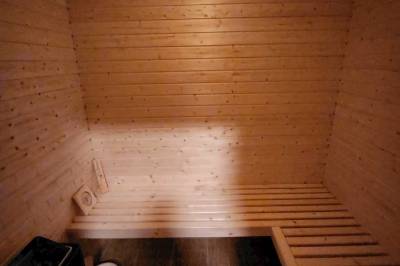 Sauna v interiéri ubytovania, Zrub JESPER, Liptovský Trnovec