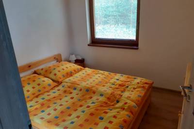 Spálňa s manželskou posteľou, Chata u Šipa, Dolný Kubín