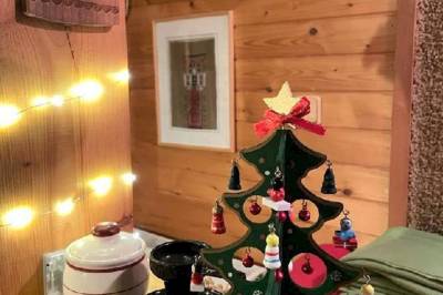 Vianočná dekorácia v ubytovaní, Romantická drevenica, Terchová