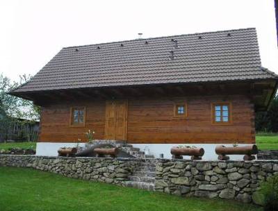 Ubytovanie na samote pri rybníku v obci Cinobaňa, Drevenica Žihľava, Cinobaňa