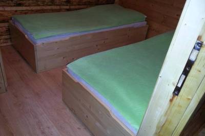Spálňa s dvomi 1-lôžkovými posteľami, Chata JOLANA, Oravská Polhora