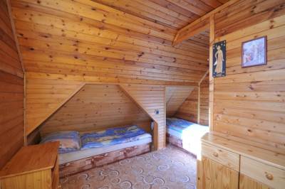 Spálňa s 1-lôžkovými posteľami, Chata Lieska, Horná Lehota