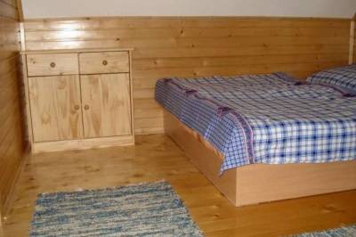 Spálňa s manželskou posteľou, Drevenica Goral Oravská Lesná, Oravská Lesná