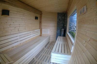 Sauna, Mountain Chalets - Chalety v korunách stromov, Valča