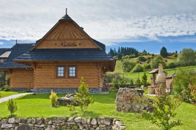 Chata Natália VIP - exteriér ubytovania v obci Liptovská Štiavnica, Chalúpkovo Resort, Liptovská Štiavnica