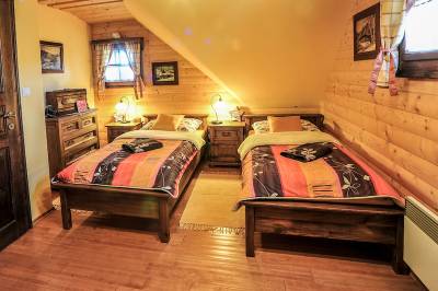Chata Lucka - spálňa s 1-lôžkovými posteľami, Chalúpkovo Resort, Liptovská Štiavnica